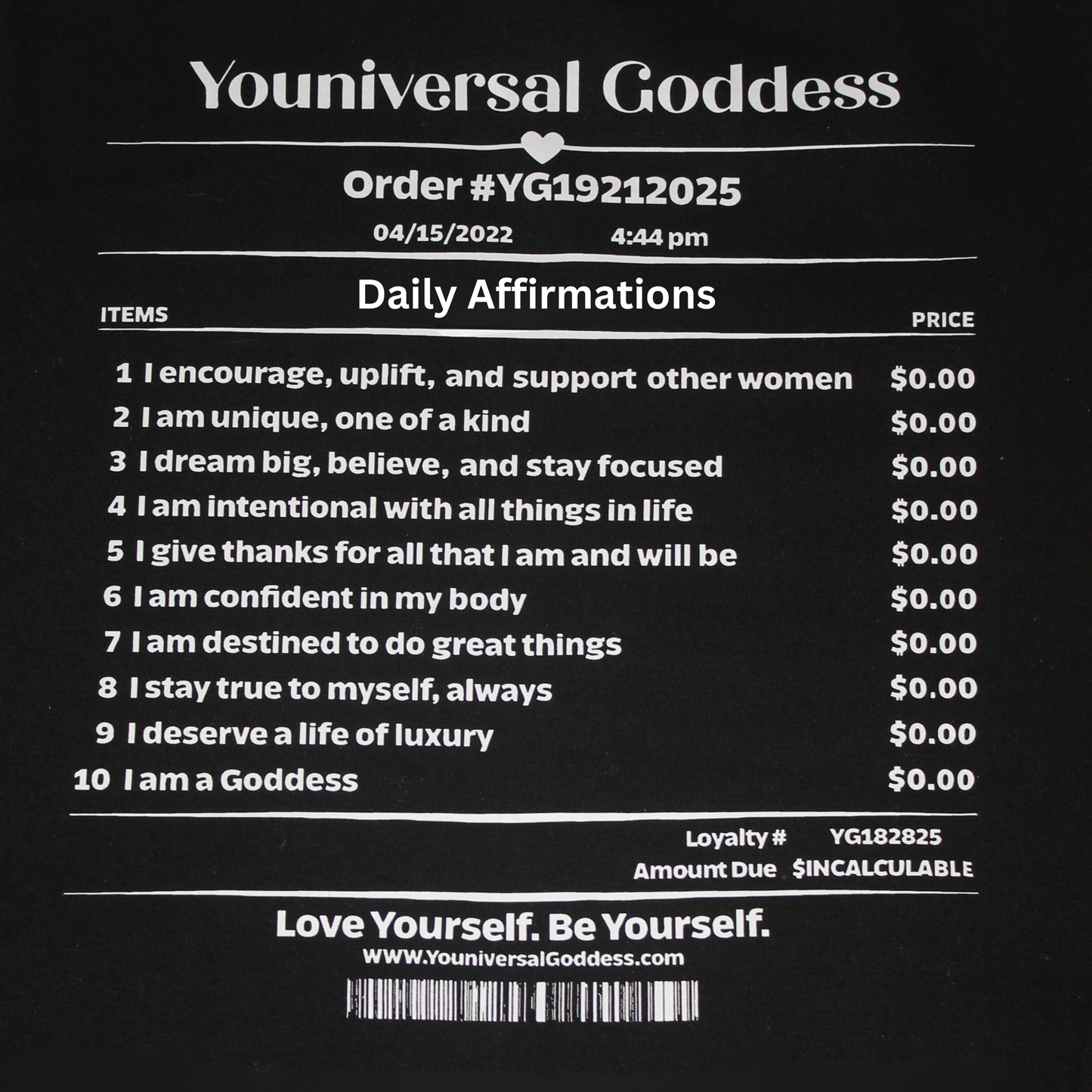 Affirmation Goddess